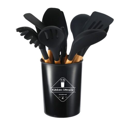 O1CN01Ri2tfr2AWh3K7ZqMW_2213831778211-0-cib.jpg Silicone 12-Piece Wooden Kitchen Set